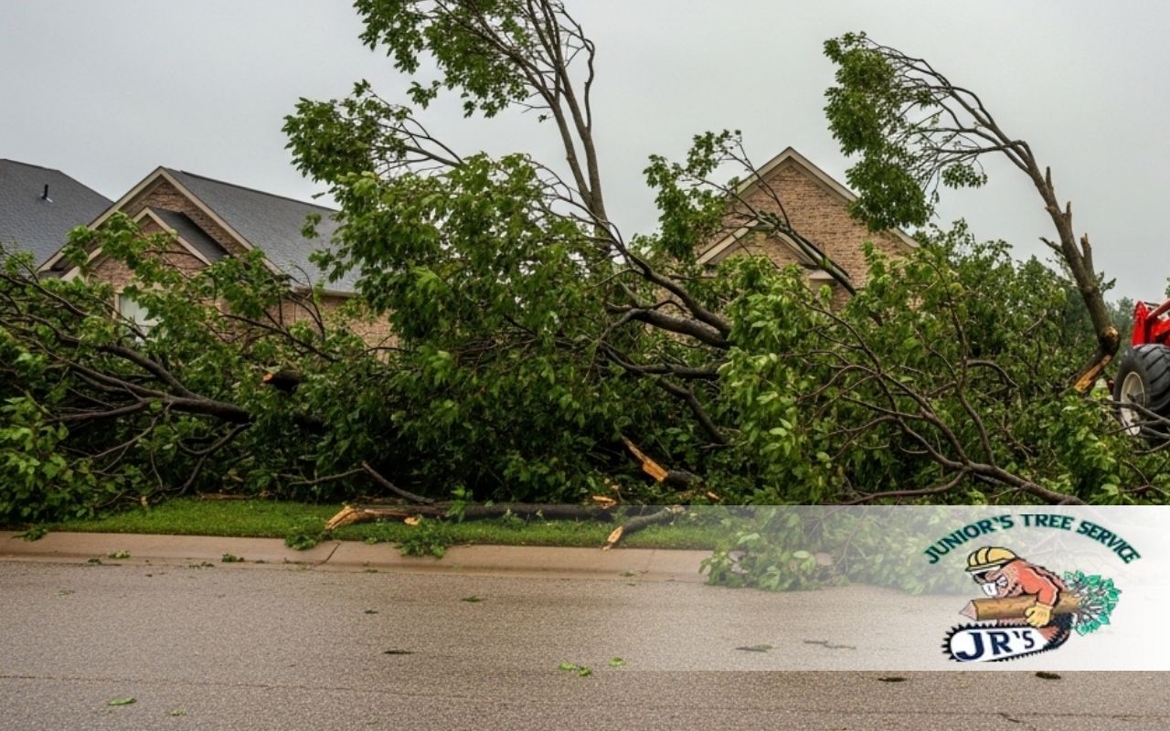 Simple Storm Debris Cleanup After High Winds In Coppell TX