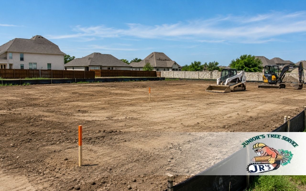 Site Preparation Before Building On A Residential Lot In Irving TX