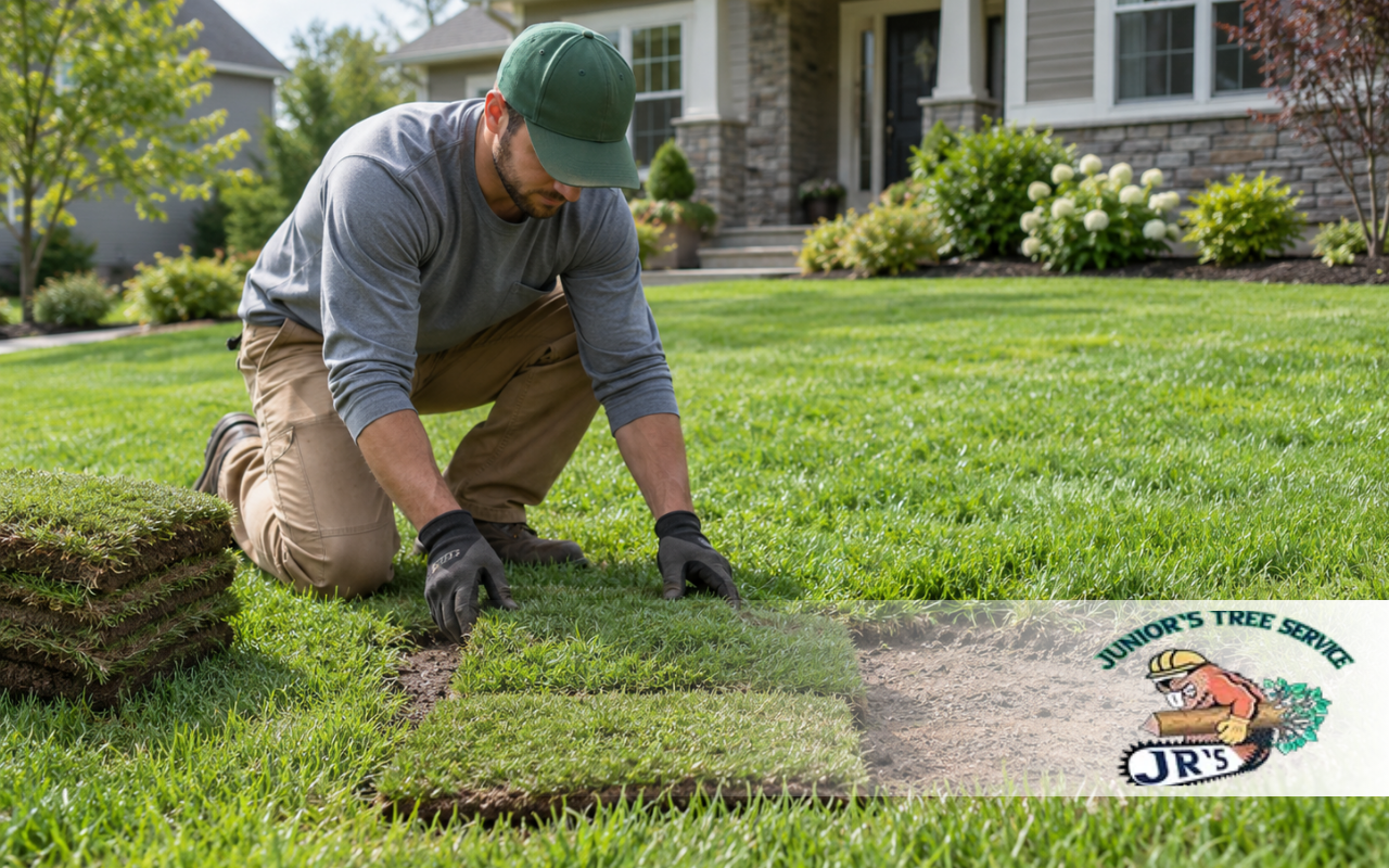 New Sod Installation for Bare Spots Around Your Yard